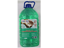 Мыло жидкое 5л. Presto  крем Алоэ бутыль 4390