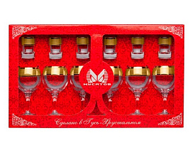 Набор подарочный 411/1022/88/9490 Лофт (6фужеров+6стопок)