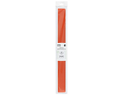 Цветная бумага крепированная ТРИ СОВЫ CR_43959 лосось, 50*250см, 32г/м2, в рулоне, пакет с европодвесом