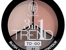 Палетка для контуринга Триумф Trend To-Go тон 81 розово-бежевый СТР-18-81