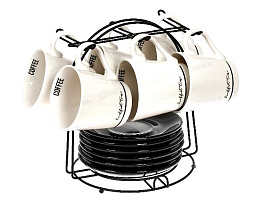 Сервиз чайный 12 пр 202379 на металлической подставке