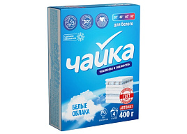 Стиральный порошок Чайка М 400г автомат Белые облака