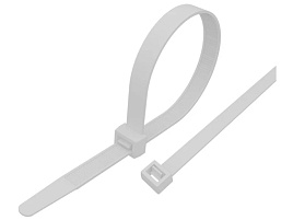 Хомут пластик 2,5*100 нейлон Rexant (25шт.) 07-0100-25/7115 белый