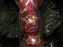 Шар 7см E94237 Прозрачный перламутр