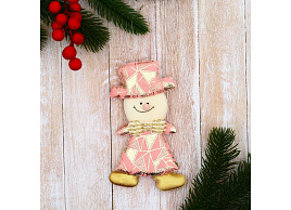 Подвеска текстиль Снеговик 9692664