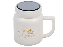 Кружка в под.уп. 450мл Y6-10123/462551 Королева, с крышкой