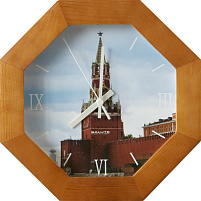 Часы настенные Салют 31*31 ДС-ВВ27-345 спасская башня