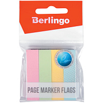 Закладки самоклеящиеся Berlingo LSz_50125 12*50мм, 100л*4 пастельных цвета, европодвес