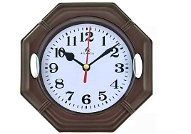 Часы настенные Atlantis 15*15 TLD-5985T коричневые