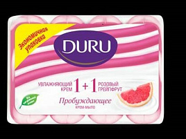 Мыло Duru 1+1 Cremy 4*80гр Грейпфрут 7816