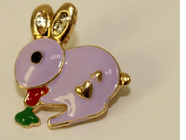 Брошь Кролик Z14