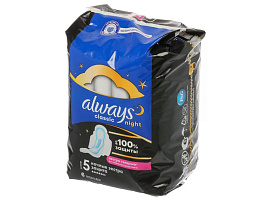 Прокладки Олвейз Макси Secure найт 6шт