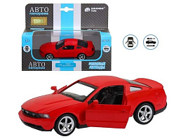 Машина металлическая Автопанорама JB1251254 1:43 Ford Mustang GT красный