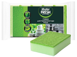 Губка для посуды Master Fresh 5шт.Maxi