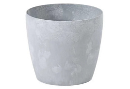 Кашпо цветочное 2л Магнолия 202 серый бетон
