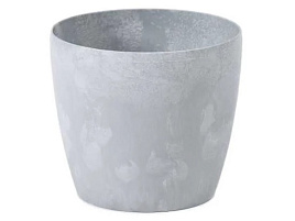 Кашпо цветочное 2л Магнолия 202 серый бетон