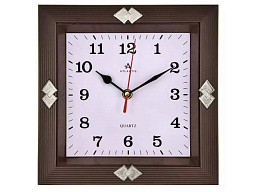 Часы настенные Atlantis 23*23 TLD-6050 коричневые