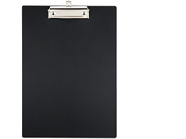 Доска-планшет с зажимом СТАММ ММ-32248 А4, 1000 мкм, пластик, черный