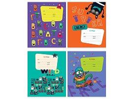 Тетрадь 12л. линия  Т5ск12 47262 "Монстрики"