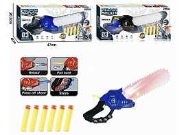 Набор оружия Y23642225 Бензопила с мягкими патронами