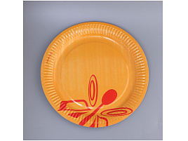 Тарелка бумажная 23см 9346977 Бабочка