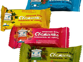 Блок для унитаза Свежинка 30г.Лес 0029