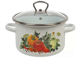 Кастрюля эмаль 3л 1RD181S/8136 Европейская кухня индукция