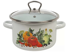 Кастрюля эмаль 3л 1RD181S/8136 Европейская кухня индукция