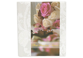 Фотокнига 10л. магнит. 46545 цветы боком  23*28 в коробке