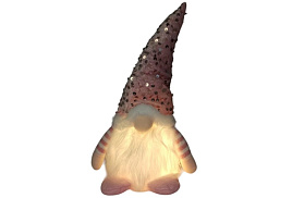 НГ Сувенир Гном световой 30см