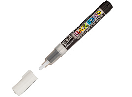 Маркер MunHwa BM-05 меловой "Black Board Marker" белый, 3мм, водная основа