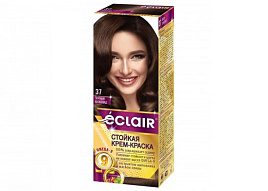 Краска для волос Eclair 3.7 черный шоколад