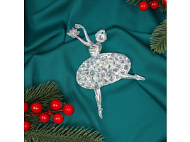 Подвеска пластик Балерина перелив 14*10,5см 10514168