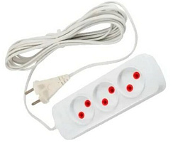 Удлинитель 5м*3р Веллконт 6A/250v