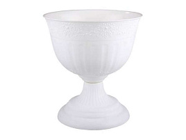Вазон 18л Венеция М3129 Белый с/п