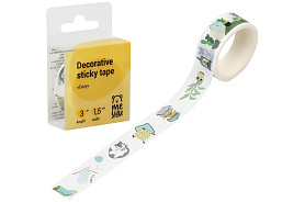 Скотч декоративный MESHU MS_36865 "Cozy", 1,5см*3м