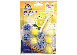 Блок для унитаза Perfeco подвесной 2*4шт.Лимон