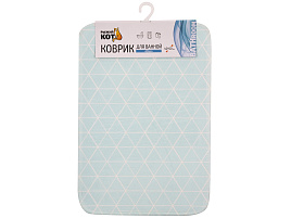 Коврик для ванной 40*60 BLUE 102530/8813 бирюзовый