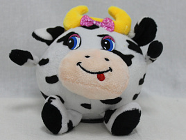 Мягкая игрушка Корова с бантом - копилка KL-3222