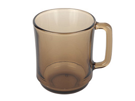 Кружка стекло 310мл 62010 2008 дымка