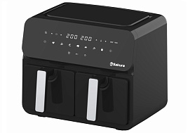Аэрогриль SAKURA SA-7687BK 1700Вт 10л 2чаши