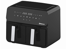 Аэрогриль SAKURA SA-7687BK 1700Вт 10л 2чаши