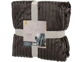 Плед-покрывало 180*200 Silvano Неаполь графит 503345/8336