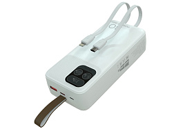 Аккумулятор внешний MORE CHOICE PB55-30 30000mAh белый