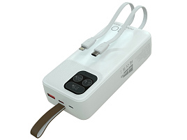 Аккумулятор внешний MORE CHOICE PB55-30 30000mAh белый