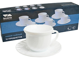 Сервиз чайный 12 пр HWB-190 WHITE