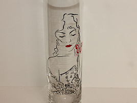 Ваза 767-Д Ред Лайн 26см