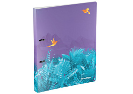 Папка 2 кольца Berlingo RB4_2DS20 "Flower Art", А4, 24мм, 600мкм, с рисунком, D-кольца, с внутр. карманом