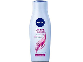 Шампунь Nivea 400мл.Сияние и забота 81406/5234