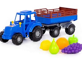 Трактор 02253 Алтай с прицепом №2 + набор продуктов